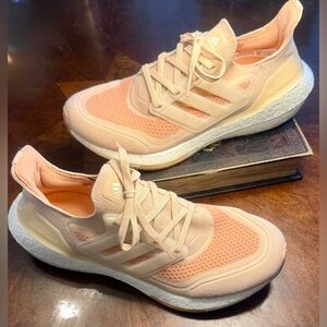 Adidas UltraBoost 21 
Halo Blush Women’s Size 10